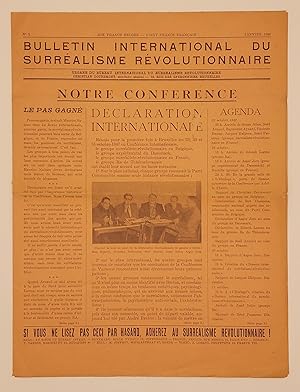 Bulletin international du surréalisme révolutionnaire