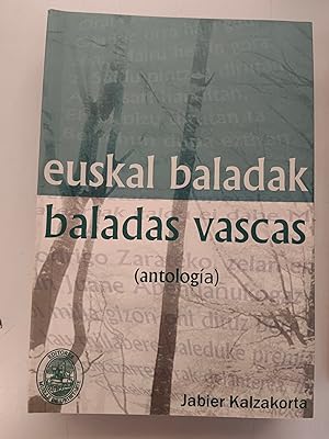 BALADAS VASCAS (ANTOLOGIA) - EUSKAL BALADAK