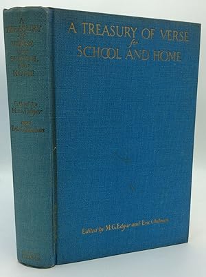 Seller image for A TREASURY OF VERSE FOR SCHOOL AND HOME for sale by Kubik Fine Books Ltd., ABAA
