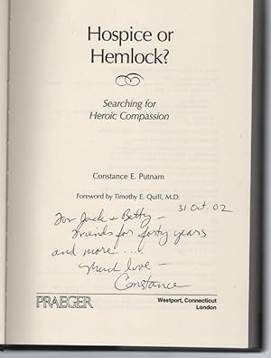 Seller image for Hospice or Hemlock? : Searching for Heroic Compassion for sale by Turn-The-Page Books