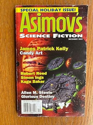 Bild des Verkufers fr Asimov's Science Fiction December 2002 zum Verkauf von Scene of the Crime, ABAC, IOBA