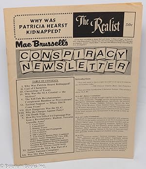 The Realist [no.98]; Why was Patricia Hearst kidnapped? Mae Brussell's conspiracy newsletter [com...