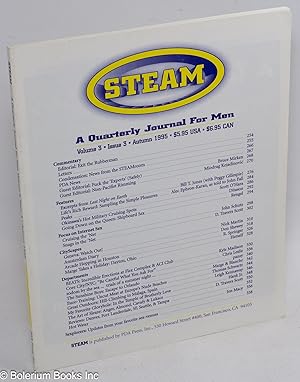 Seller image for Steam: a quarterly journal for men; vol. 3, #3, Autumn 1995 for sale by Bolerium Books Inc.