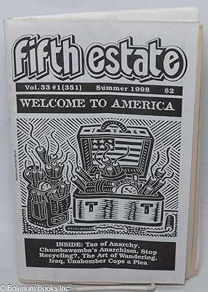 Fifth Estate: vol. 33, #1 (#351), Summer 1998