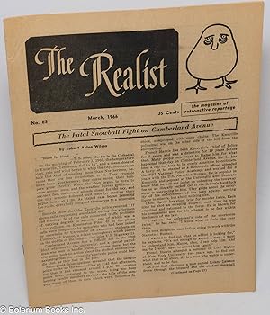 The Realist: the magazine of retroactive reportage; #65, March 1966