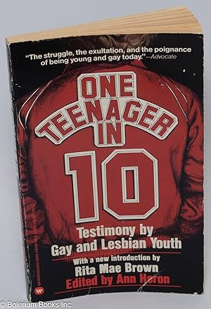 Imagen del vendedor de One Teenager in Ten: writings by gay and lesbian youth a la venta por Bolerium Books Inc.