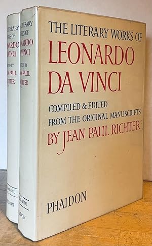 Seller image for The Literary Works of Leonardo da Vinci; Compiled & Edited from the Original Manuscripts by Jean Paul Richter, Third Edition (COMPLETE TWO-VOLUME SET) for sale by Nighttown Books