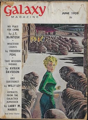 Imagen del vendedor de GALAXY Science Fiction: June 1959 a la venta por Books from the Crypt