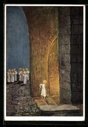 Bild des Verkufers fr Knstler-Ansichtskarte Maria Sptl: Stille Nacht, heilige Nacht zum Verkauf von Bartko-Reher