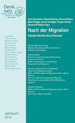 Seller image for Denknetz Jahrbuch 2016: Migration ohne Grenzen. Soziale Rechte ohne Grenzen. for sale by A43 Kulturgut