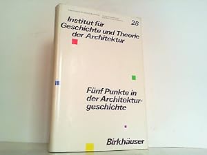 Seller image for Fnf Punkte in der Architekturgeschichte. for sale by Antiquariat Ehbrecht - Preis inkl. MwSt.