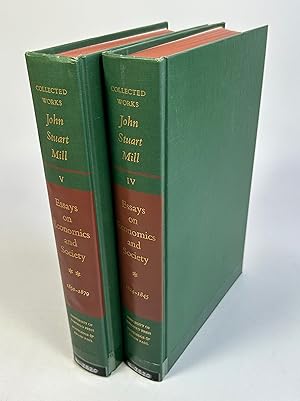 Bild des Verkufers fr Essays on Economics and Society (1824-1879. Two Volumes. (= Collected works of John Stuart Mill, Vol. IV and V). zum Verkauf von Antiquariat Bookfarm