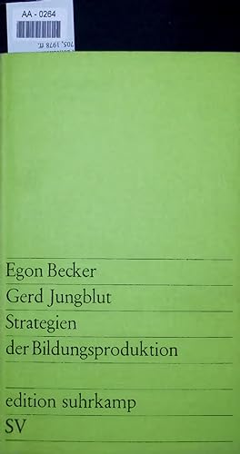 Seller image for Strategien der Bildungsproduktion. for sale by Antiquariat Bookfarm