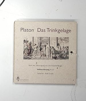 Bild des Verkufers fr Platon, Das Trinkgelage, Volltextlesung, 4 Audio-CD zum Verkauf von Berliner Bchertisch eG
