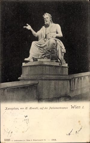 Ansichtskarte / Postkarte Wien 1 Innere Stadt, Xenophon,von H. Haerdtl, Parlamentsrampe