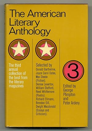 Seller image for The American Literary Anthology/ 3: The Third Annual Collection of the Best From the Literary Magazines for sale by Between the Covers-Rare Books, Inc. ABAA