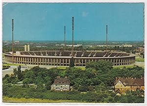 Bild des Verkufers fr AK Stadion Berlin Olympiastadion 1976 gelaufen zum Verkauf von GAENSAN Versandantiquariat