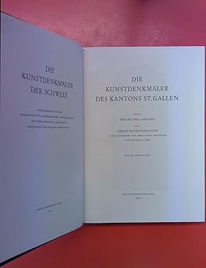 Imagen del vendedor de Die Kunstdenkmler des Kantons St. Gallen - Band I: Der Bezirk Sargans a la venta por biblion2