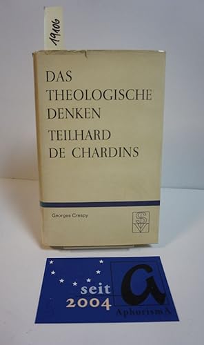 Imagen del vendedor de Das theologische Denken Teilhard de Chardins. a la venta por AphorismA gGmbH