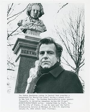 Bild des Verkufers fr Bernstein/Beethoven (Two original photographs from the 1982 television miniseries) zum Verkauf von Royal Books, Inc., ABAA