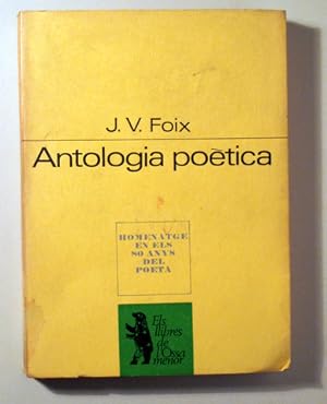 Bild des Verkufers fr ANTOLOGIA POTICA. Homenatge al poeta en els seus vuitanta anys - Barcelona 1973 - 1 ed. zum Verkauf von Llibres del Mirall