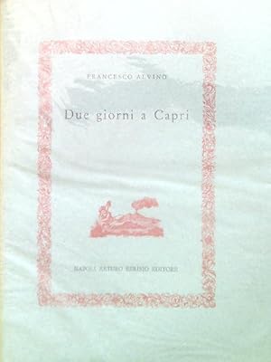 Seller image for Due giorni a Capri for sale by Miliardi di Parole
