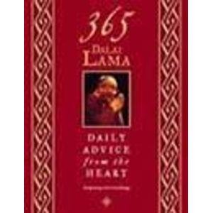 Bild des Verkufers fr 365 Dalai Lama : Daily Advice from the Heart zum Verkauf von WeBuyBooks