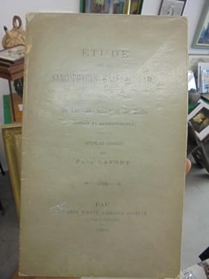 Imagen del vendedor de Etude sur les sarcophages gallo-romains d'Aire-sur-L'Adour, de Luc-de-Barn et de Biella (Landes et Basses-Pyrnes) Texte et dessins. a la venta por Librairie du Levant