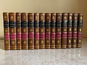 Immagine del venditore per The Dramatic Works of William Shakspeare (Shakespeare, Shakspere, Shakespere, Shakespeare) | Volumes I and II: The Tempest, Two Gentlemen of Verona, Merry Wives of Windsor, Twelfth Night, Measure for Measure | Volumes III and IV: Much Ado About Nothing, A Midsummer Night's Dream, Love's Labour's Lost, The Merchant of Venice, and As You Like It. All's Well That Ends Well | Volumes V and VI: Taming of the Shrew, Winter's Tale, Comedy of Errors, Macbeth. Volume IV: King John, King Richard II | Volumes VII and VIII: King Henry IV. Part I, King Henry IV. Part II, and King Henry V. King Henry VI. Part I, King Henry VI. Part II | Volumes IX and X: King Henry VI. Part III, and King Richard III. Volume VI: King Henry VIII, Troilus and Cresida, Timon of Athens | Volumes XI and XII: Coriolanus, Julius Caesar, Antony and Cleopatra, Cymbeline, Titus Andronicus | Volumes XIII and XIV: Pericles, King Lear, Romeo and Juliet, Hamlet, Othello. | Fourteen (14) Volumes Complete. venduto da Little Stour Books PBFA Member