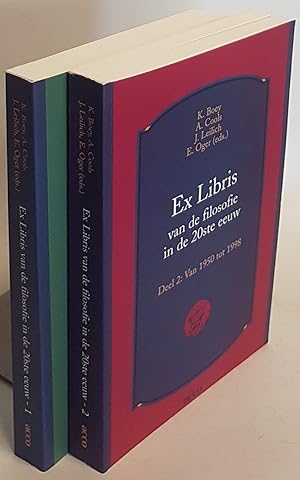 Bild des Verkufers fr Ex Libris van de filosofie in de 20ste eeuw (2 vols./ 2 Bnde KOMPLETT) - Deel 1: Van 1900 tot 1950/ Deel 2: Van 1950 tot 1998. zum Verkauf von books4less (Versandantiquariat Petra Gros GmbH & Co. KG)