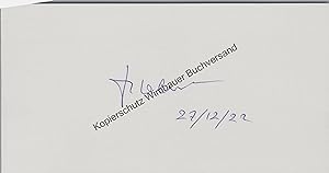 Immagine del venditore per Original Autogramm Jean-Marie Lehn Nobel Prize Chemistry 1987 /// Autograph signiert signed signee venduto da Antiquariat im Kaiserviertel | Wimbauer Buchversand