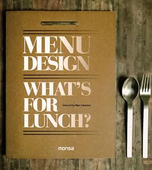 Imagen del vendedor de Menu design. What's for lunch? a la venta por Librera Cajn Desastre