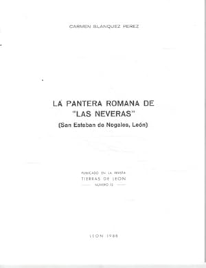 Imagen del vendedor de La Pantera Romana de Las Neveras (San Esteban de Nogales, Len) a la venta por Librera Cajn Desastre