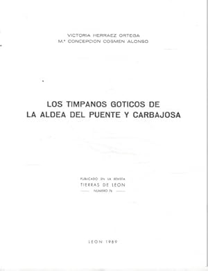 Imagen del vendedor de Los tmpanos gticos de La Aldea del Puente y Carbajosa a la venta por Librera Cajn Desastre
