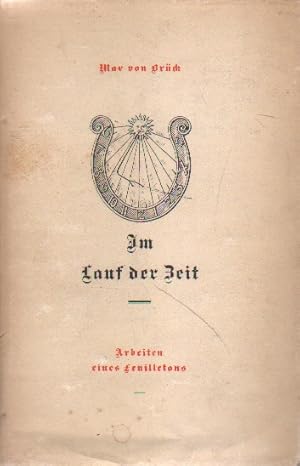 Seller image for Im Lauf der Zeit. for sale by Versandantiquariat Boller