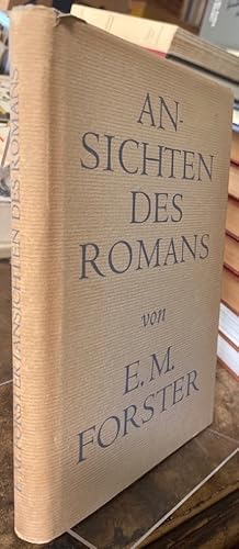 Bild des Verkufers fr Ansichten des Romans. zum Verkauf von Antiquariat Thomas Nonnenmacher