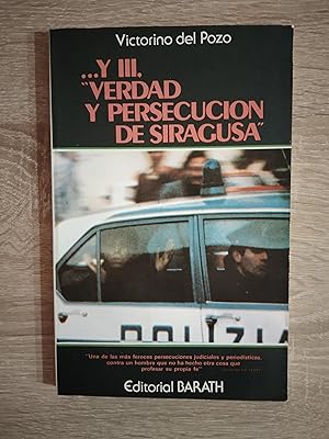 Seller image for Y III. VERDAD Y PERSECUCION DE SIRAGUSA for sale by Libreria Bibliomania