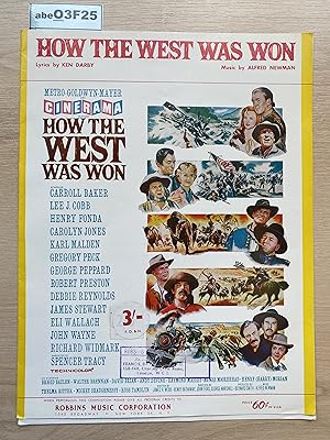 Seller image for How the West Was Won. From the Movie. Music and Lyrics. for sale by Amnesty Bookshop London