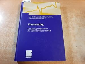 Seller image for Finanzrating : Gestaltungsmglichkeiten zur Verbesserung der Bonitt for sale by Gebrauchtbcherlogistik  H.J. Lauterbach