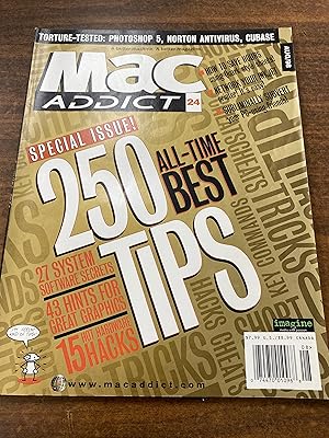 Bild des Verkufers fr Mac Addict Magazine from August 1998 #24 250 All Time Best Tips 27 System Software Secrets 43 Hints for Great Graphics 15 Hot Hardware Hacks zum Verkauf von Blue Eye Books