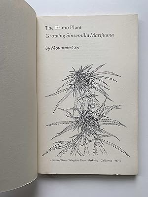 Seller image for The Primo Plant.Growing Sinsemilla Marijuana for sale by BELCAMPO ANTIQUARIAT
