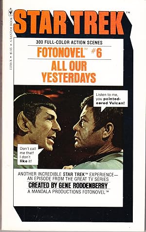 Seller image for All Our Yesterdays: Star Trek Fotonovel 6 for sale by John Thompson