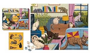 Seller image for For the Love of Cats 500-piece Puzzle : 500-pieces for sale by GreatBookPrices
