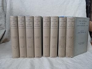 Seller image for THE LETTERS OF THE REV. JOHN WESLEY , A.M. IN EIGHT VOLUMES. COMPLETE EIGHT VOLUME SET. for sale by Gage Postal Books