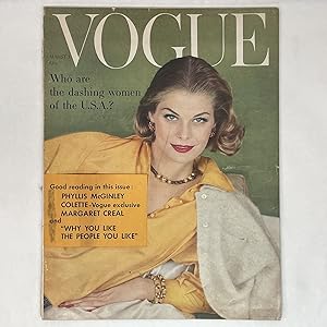 VOGUE MAGAZINE: AUGUST 1, 1958