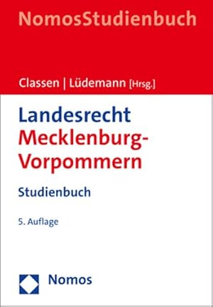 Seller image for Landesrecht Mecklenburg-Vorpommern : Studienbuch -Language: German for sale by GreatBookPrices