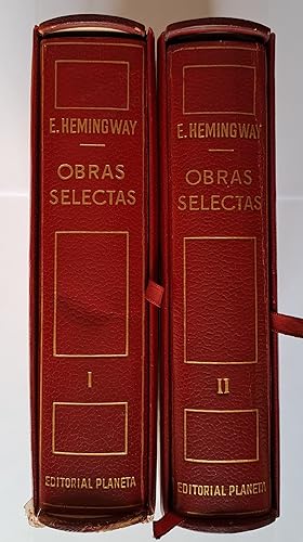 Seller image for Obras selectas. E. Hemingway. for sale by Sarabastall Umbrok Libros