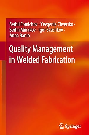 Seller image for Quality Management in Welded Fabrication for sale by moluna