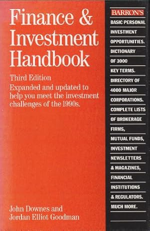 Seller image for Barron's Finance and Investment Handbook for sale by WeBuyBooks