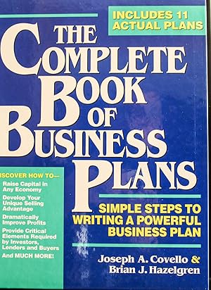 Seller image for The Complete Book of Business Plans: Simple Steps to Writing a Powerful Business Plan (Small Business Sourcebooks) for sale by Mad Hatter Bookstore